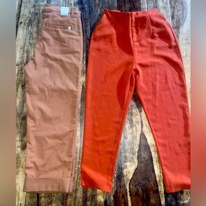 Pair of 2 orange pants for sale!